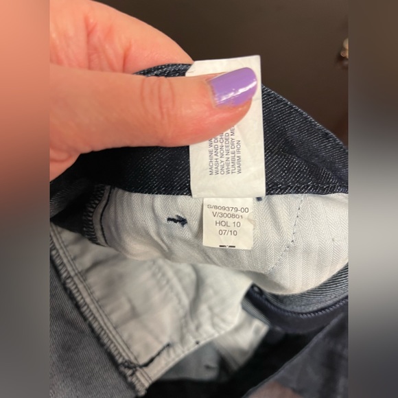 Gap Womens Size 10/ 30L Premium Dark Blue Denim Jeans - Picture 7 of 9